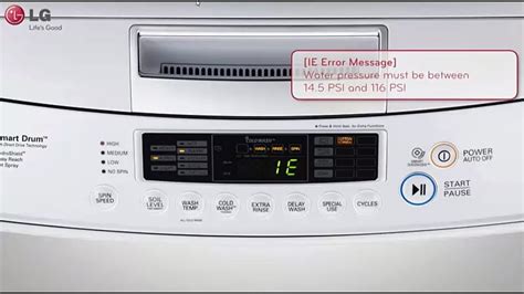 lg inverter direct drive washer ue code|Fix The LG Washer Error Code UE On Top Load。